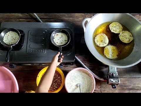 Cara Menggoreng Peyek Memanjang. 