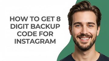How To Get 8 Digit Backup Code For Instagram - GUIDE!
