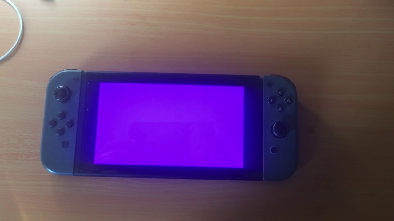 Nintendo switch purple screen of death SaveTheSaves YouTube