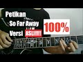 So Far Away-Avenged Sevenfold petikan gitar (Tutorial)