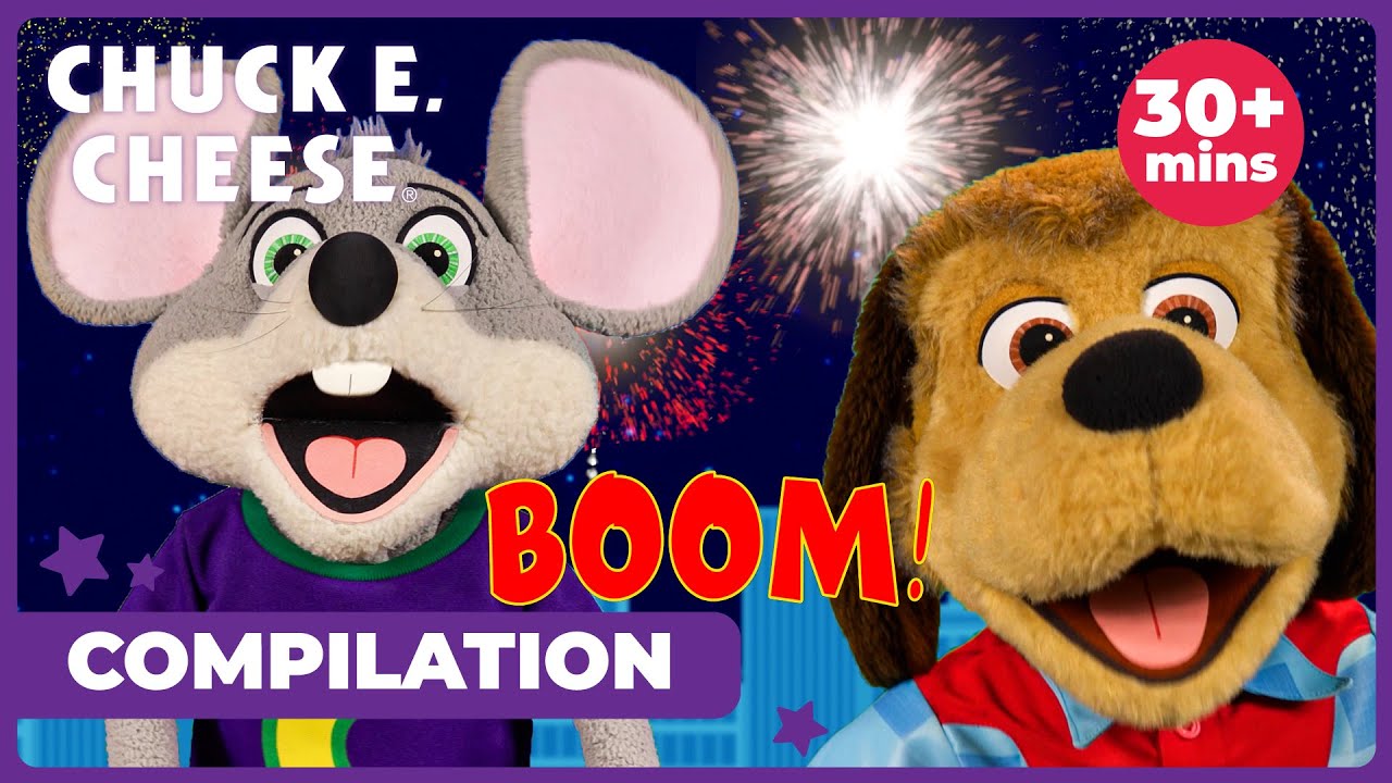 EPIC Fireworks Show Song! 🎆| 30 Minutes of Chuck E. Cheese Fun Music Videos & Kids Songs