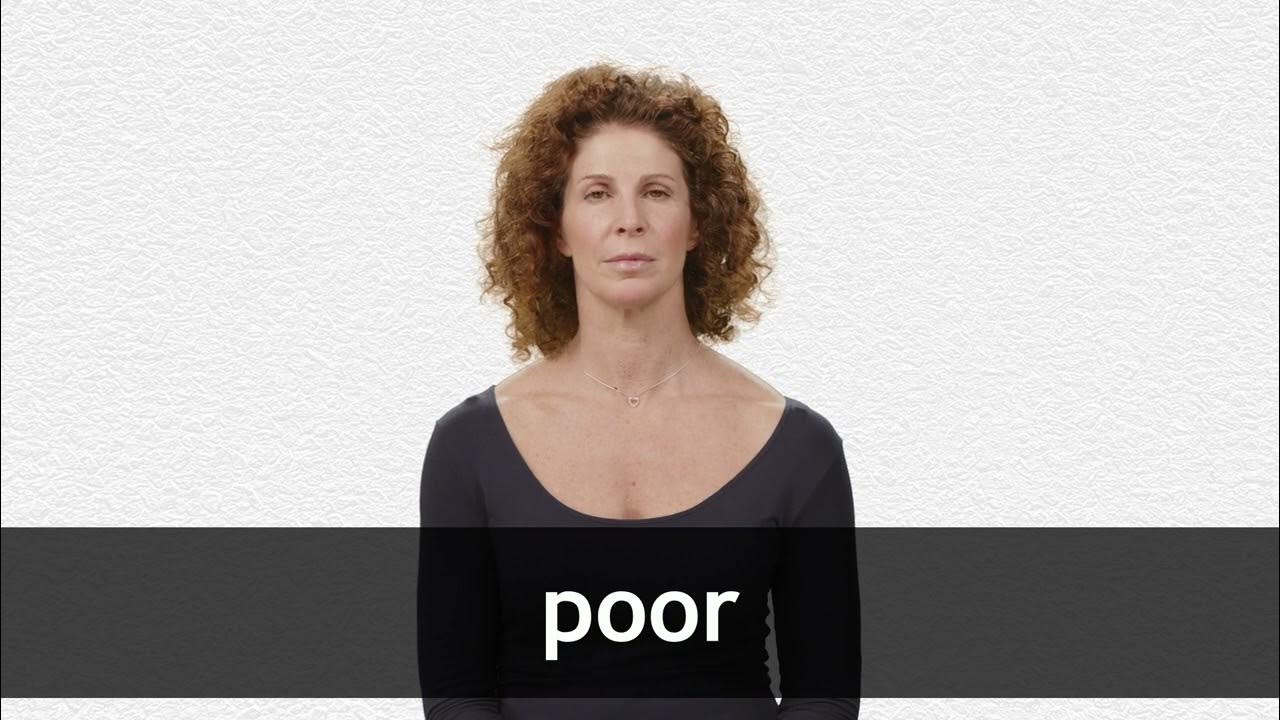 How to pronounce POOR in American English YouTube