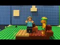 I AM STEEVE#funnylego #stopmotion #minecraft