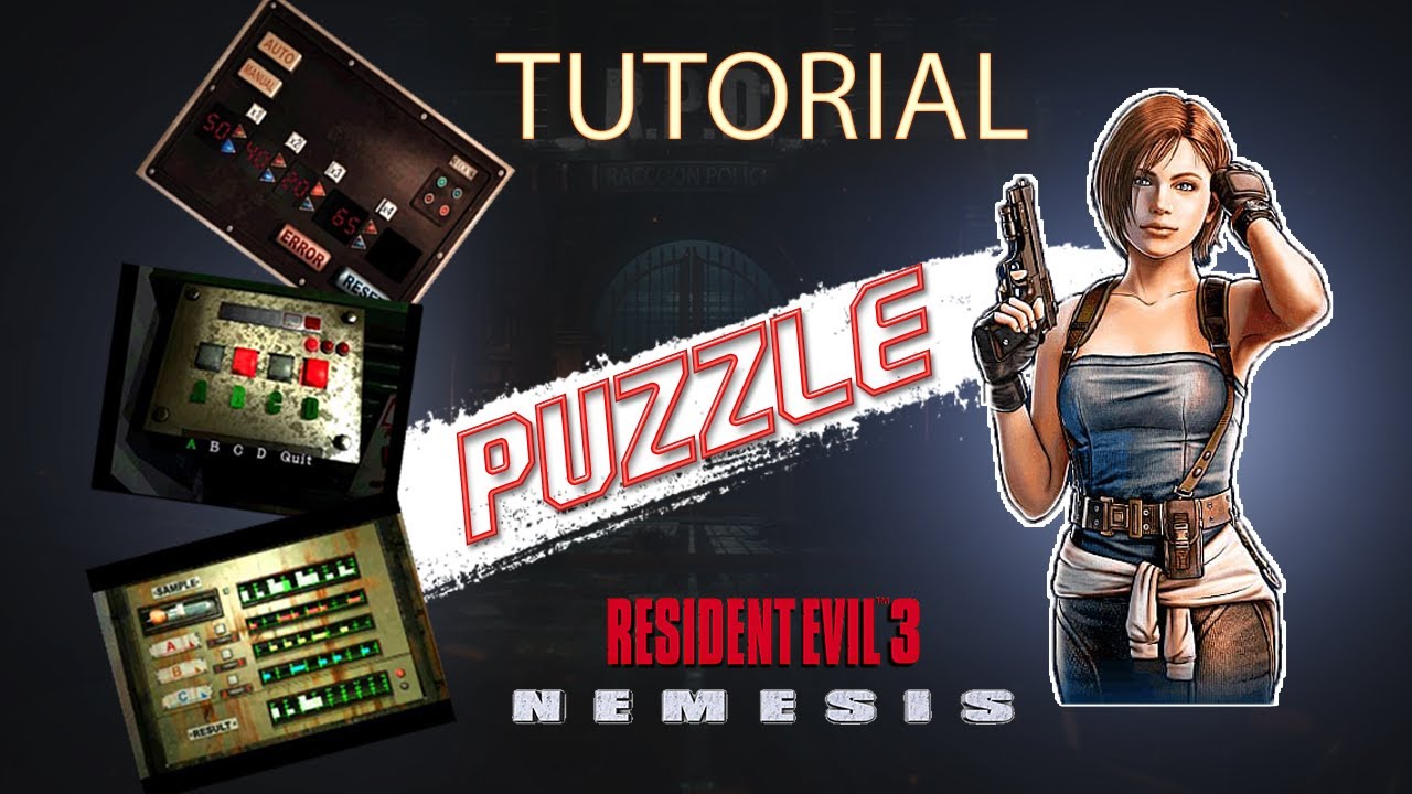 Tutorial de todos os PUZZLES de Resident Evil 3 - YouTube
