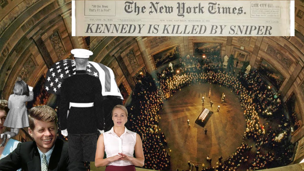 Unforgettable images: JFK's Coffin lies in state at the Capitol Rotunda.