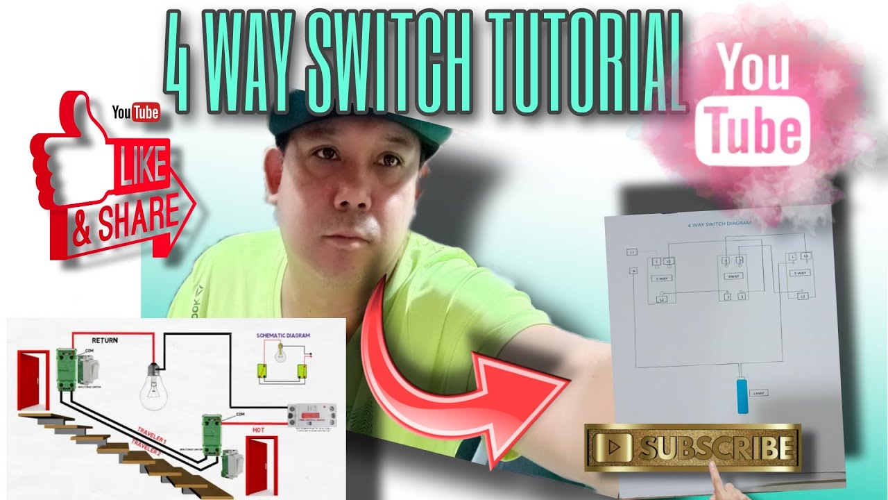 4 WAY SWITCH TUTORIAL IMPROVE YOUR SELF - YouTube