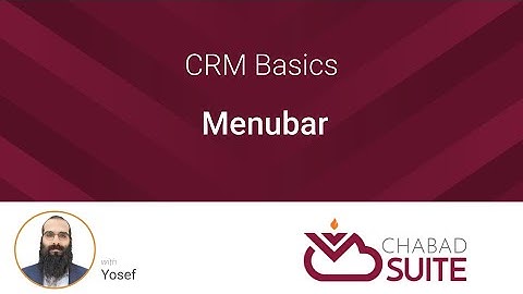 CRM Menubar