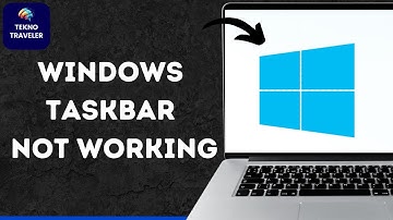 How to Fix Windows 11 Taskbar Not Working, Not Showing, or Not Responding