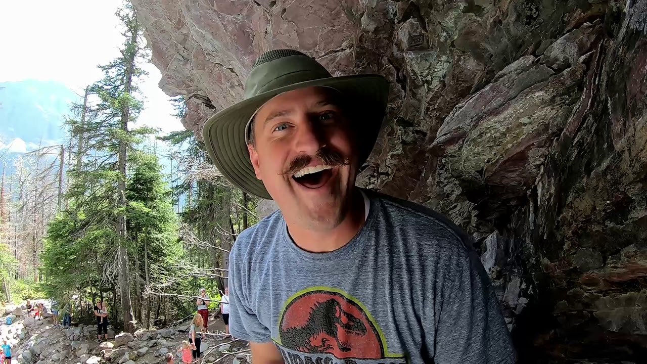 Baring Falls Glacier National Park Montana