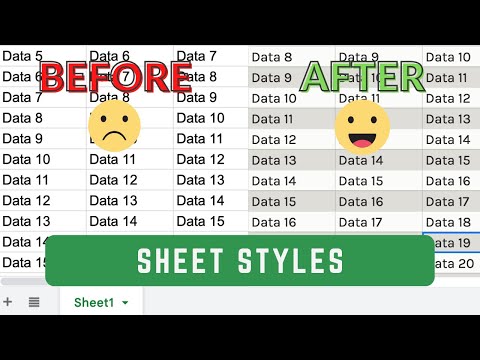 Sheet Styles -