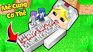 TÔ GÀ THỬ THÁCH 24H KHÁM PHÁ BÊN TRONG MÊ CUNG CƠ THỂ CỦA CHÍNH MÌNH TRONG MINECRAFT*MÊ CUNG TÔ GÀ screenshot 5