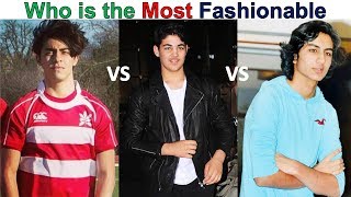 Ibrahim Ali Khan VS Aarav Kumar Bhatia VS Aryan Khan Who is the Most Fashionable &amp; Perfect