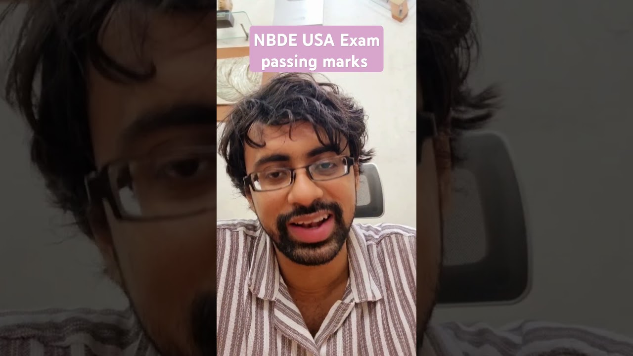 NBDE USA Exam passing marks 