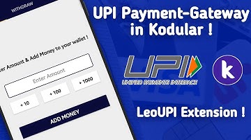 How to use UPI Paymwnt-Gateway in Kodular | LeoUPI Extension | Tech Developer