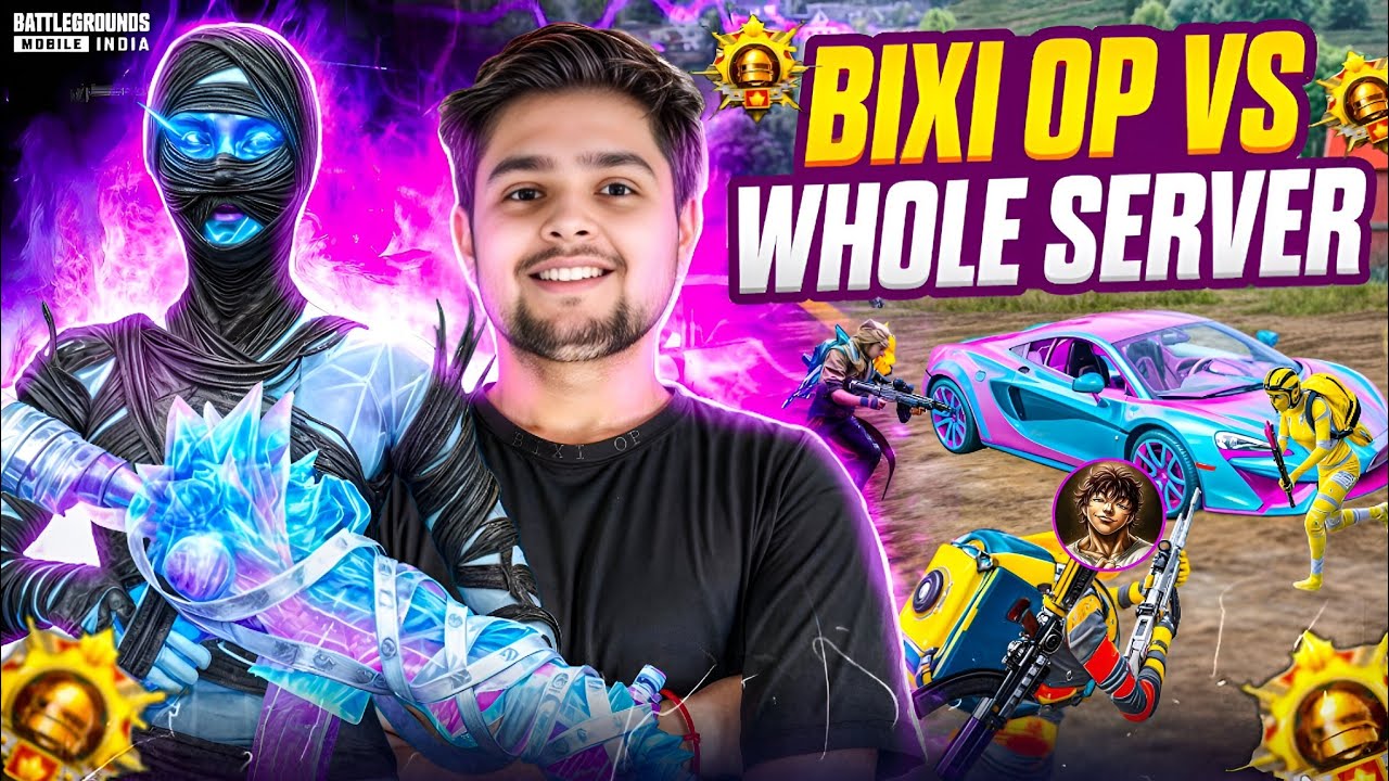 Playing As Bixi Op For A Day 🔥🤯 || Bixi Op 1v4 Clutches || Bgmi 1v4 ...