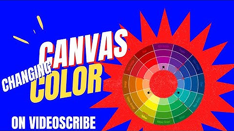 Video Animation - How To Change Canvas Color on Video Scribe   [2022]