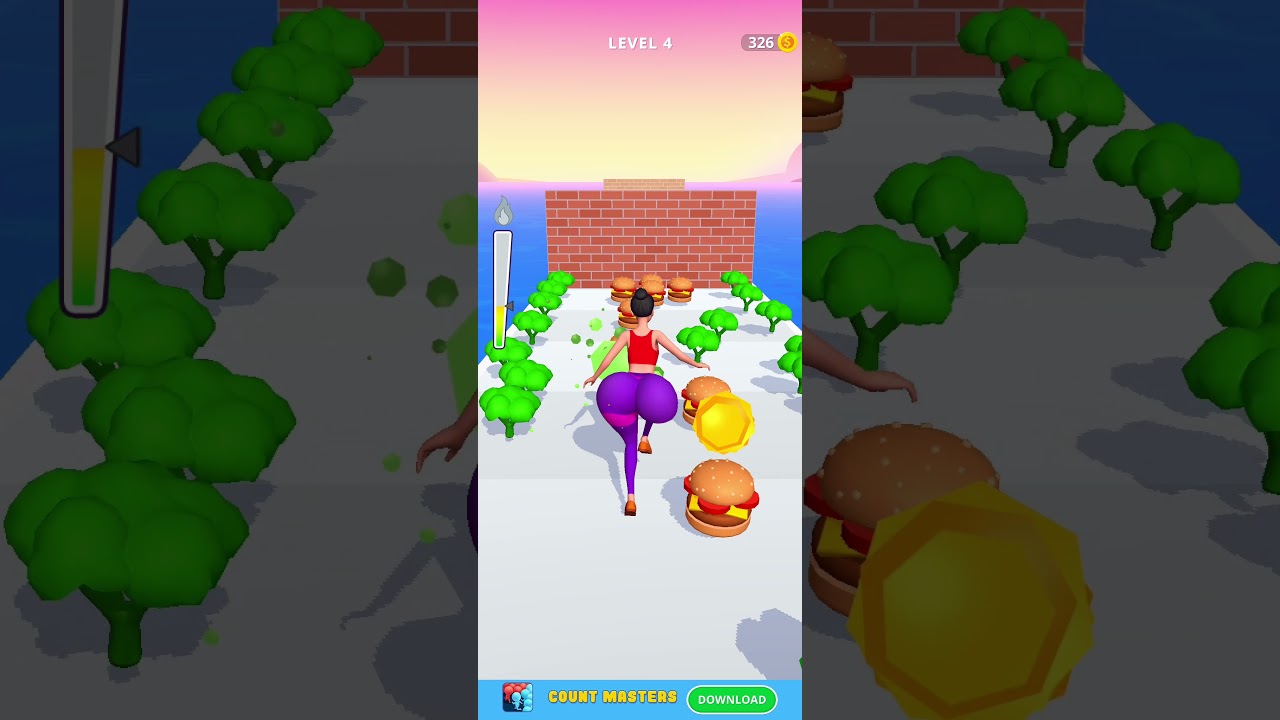 Twerk Race 3D 👸🥒🍔 All Levels Gameplay Trailer Android,ios New Game