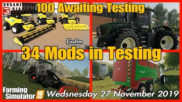 Mods in Testing list fs19 Mod hub Update New Mods fs19 #fs19 mods review