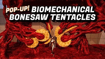 Pop-Up Biomechanical Bonesaw Tentacles - Unreal Engine 5