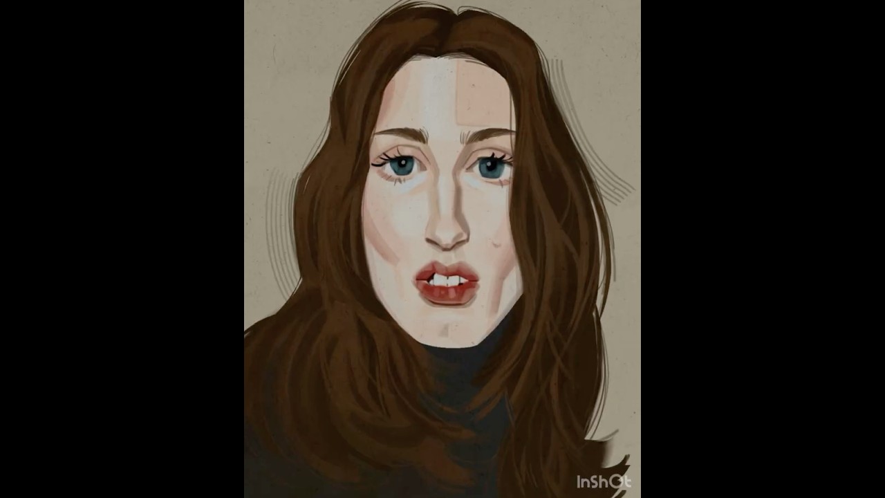 Portrait practice in Procreate 