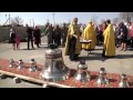 Освящение колоколов и поднятие на колокольню храма Добринка