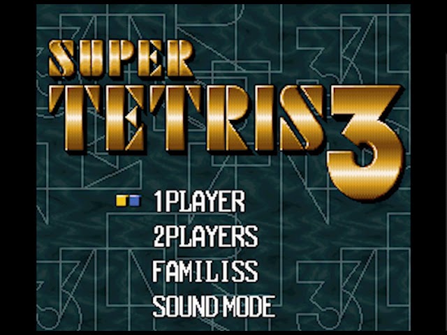 Intro-Demo - Super Tetris 3 (Japan, SNES) - YouTube