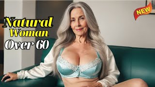 The Rise of Classic Glamour❤️‍🔥 Natural Woman Over 60✅ #naturalwoman #over60