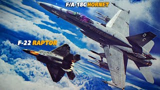 F-22 Raptor Vs F/A-18C Hornet DOGFIGHT | Digital Combat Simulator | DCS |