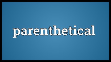 Parenthetical Meaning