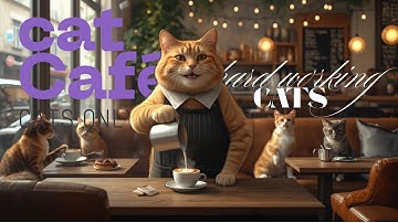 ☕ MEET PURRISTA WHISKERS! The Feline Barista Making Your Daily Grind! 😻 (Coffee Shop Chaos!) 🐾