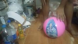 Popping A Pink Beach Ball