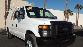 Career Overview 2008 Ford E250 Cargo Van - "30k miles" - Bins, Racks Etc.. Like New - 50-60 cargo vans A14670