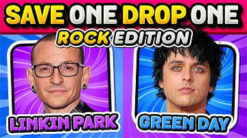 Save ONE ROCK Song 🎸 Save ONE Drop ONE🔥Rock Edition | Epic Rock Battle