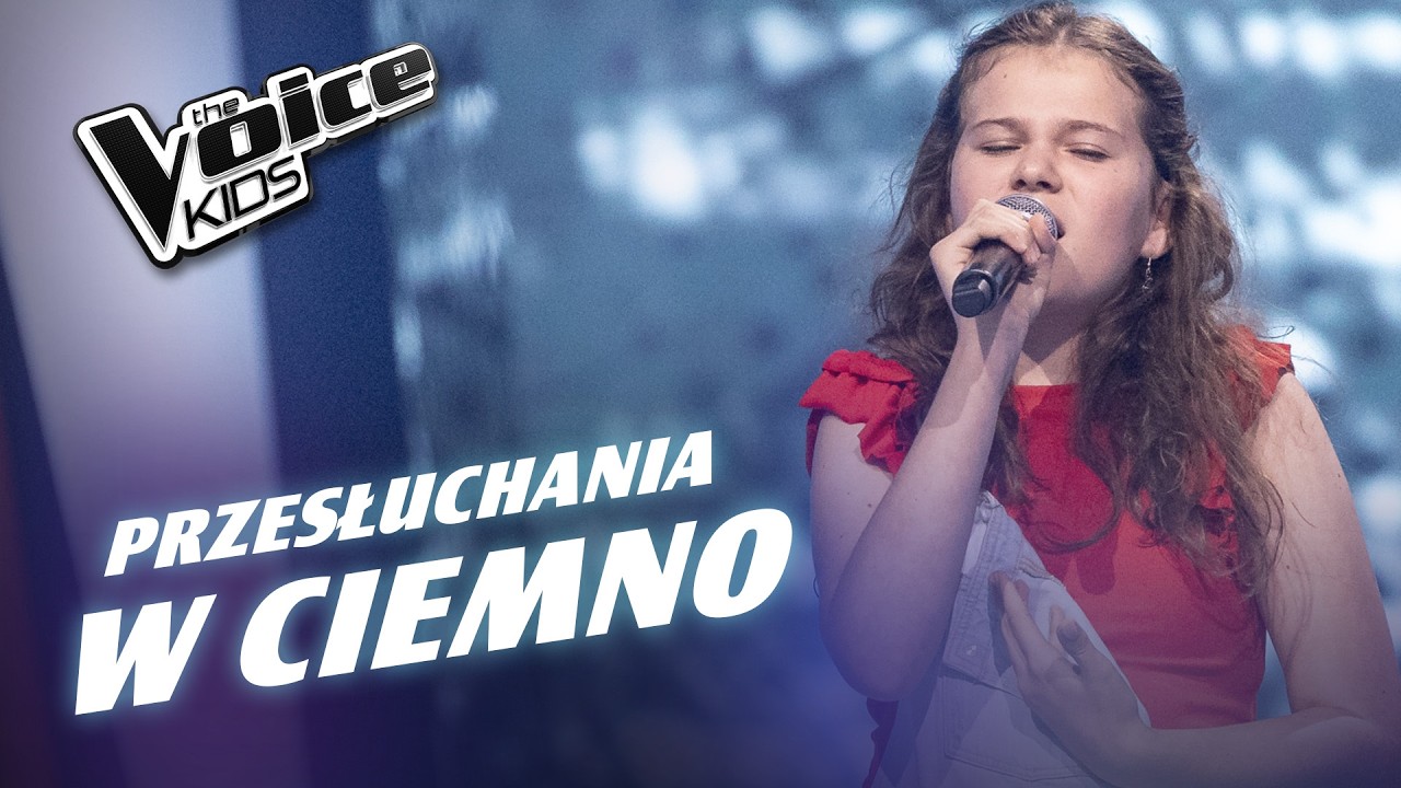 Wiktoria Krawczyk - „Another Love” - Przesłuchania w ciemno | The Voice Kids Poland 9
