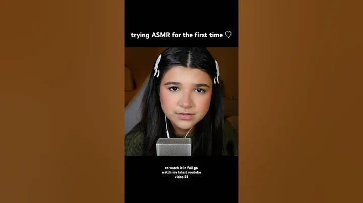 trying ASMR for the first time ♡ thumbnail