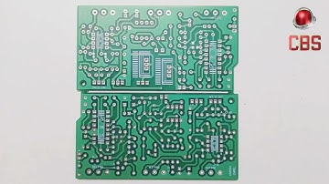 Long Delay+Short Delay Reverb Circuit Board @Electronic-Project-Spot