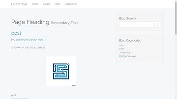 laravel 5 3 and vuejs 2 1 search blogposts inside the blogpost