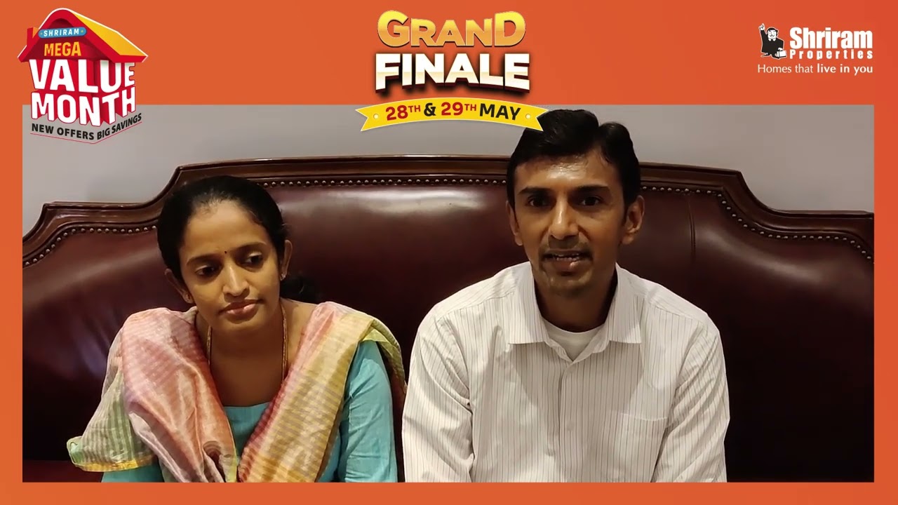 Customer Testimonial - Shriram Liberty Square, Bengaluru