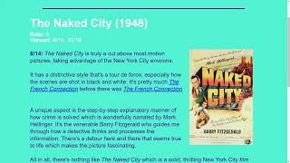 Movie Review: The Naked City (1948)