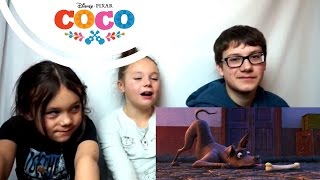 Coco Official Trailer - Dantes Lunch Reaction
