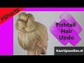 Fishtail Hair Updo how to make  #shorts #hairstyle #longhair