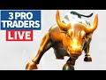 Join 3 Pro Traders Make (& Lose) Money💰 - March 12, 2021
