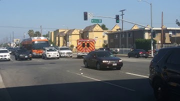 LAFD Rescue 90 Transporting