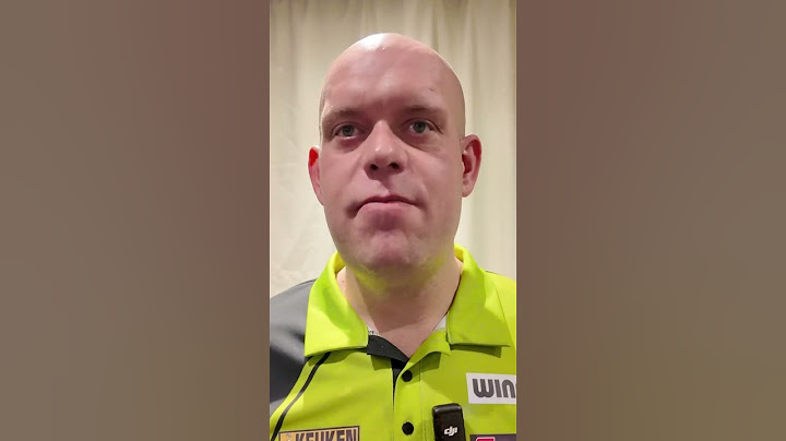 Don’t speak till you hear a better player michael van gerwen MVG darts