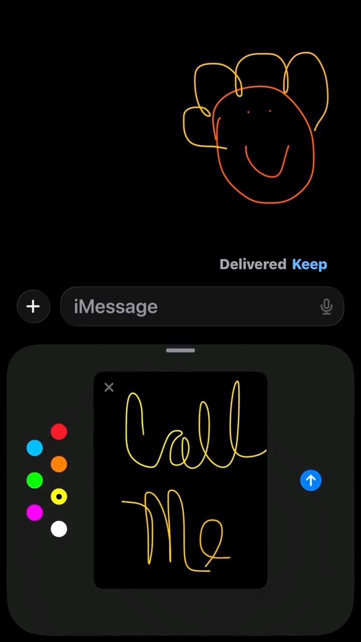 How to Draw in Text Messages on iPhone - YouTube