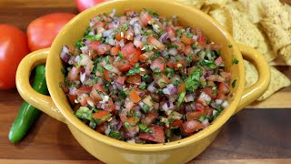 Authentic Homemade Mexican Pico de Gallo Easy Short Salsa Recipe #shorts screenshot 5