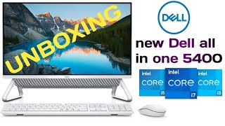 unboxing and full review new Dell all in one desktop 5400 in India