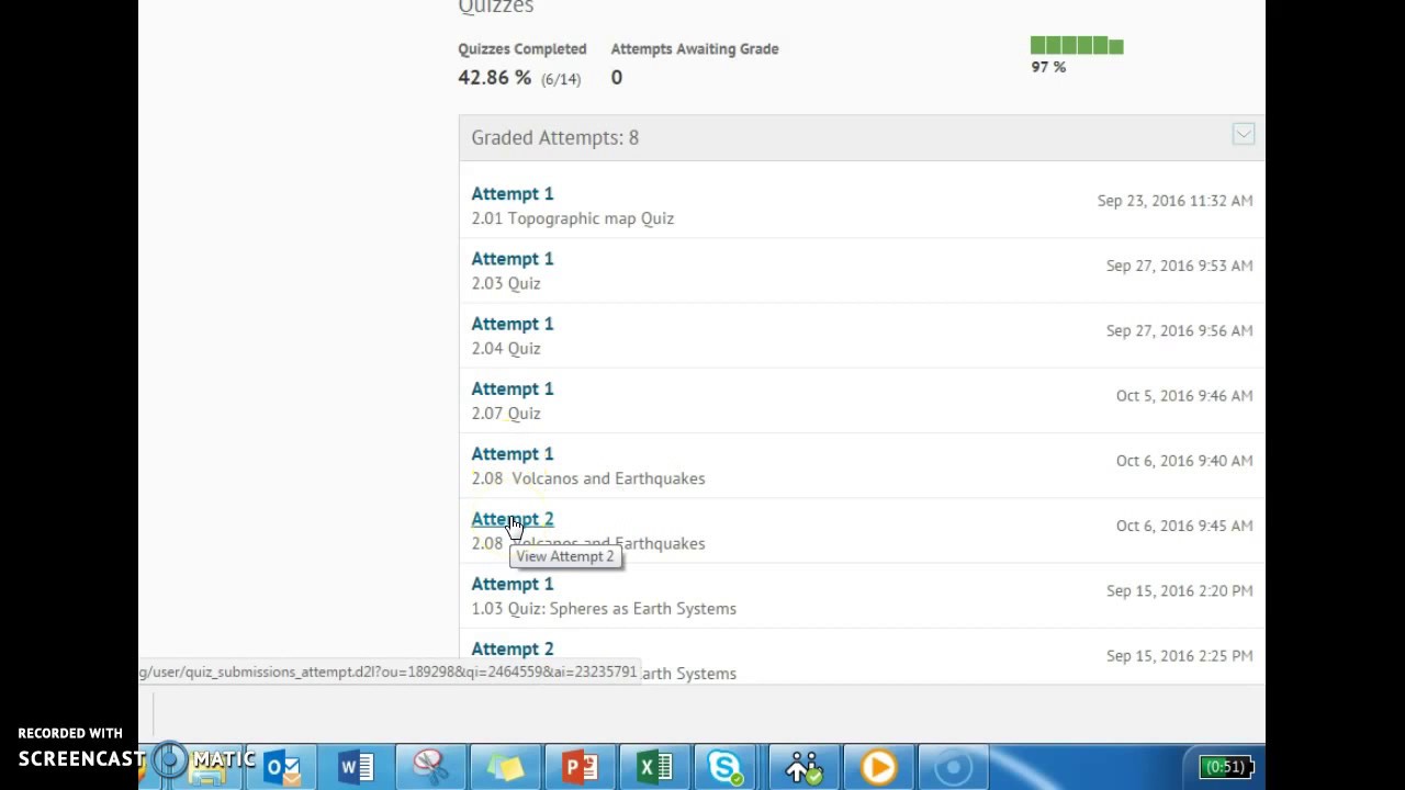 How to look at your quiz answers before you retake a quiz YouTube