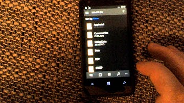 Acces C Partition of Windows 10 Mobile 10149