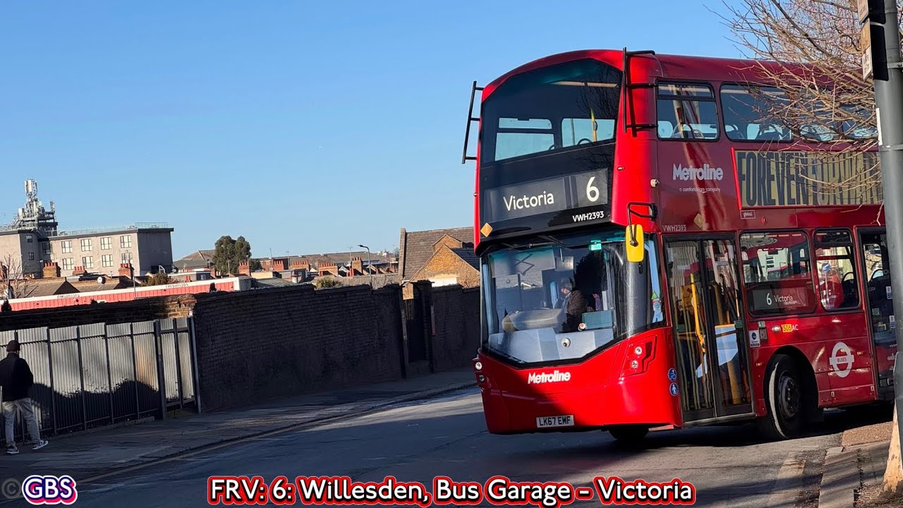 FRV: 6: Виллесден, автобусный гараж – Виктория.